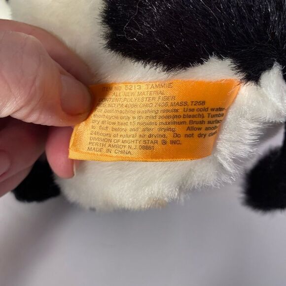 Vintage dead stock NWT 1990s 24k Polar puff special effects Tammy the cow 8 inch - Picture 6 of 6